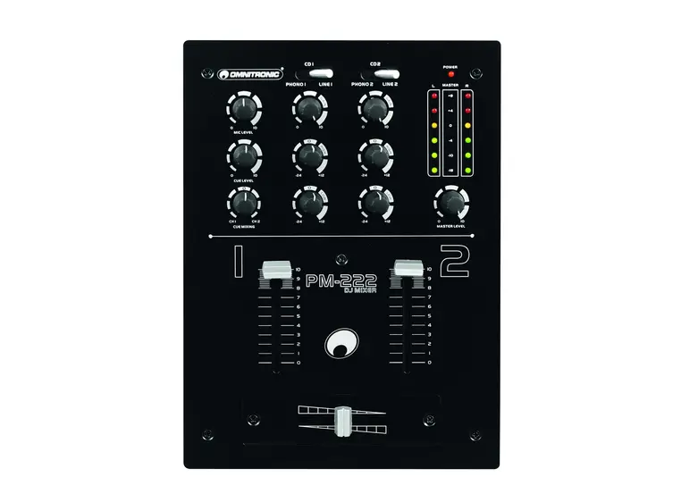 OMNITRONIC PM-222 2-channel DJ mixer 